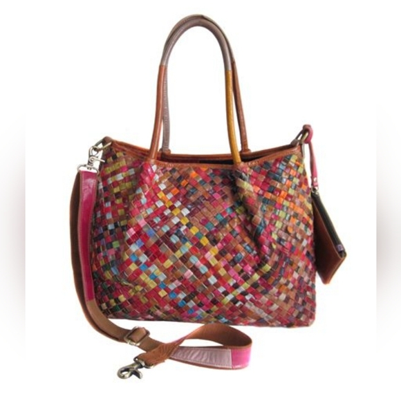 Amerileather Linwood Leather Tote Bag - Picture 3 of 16